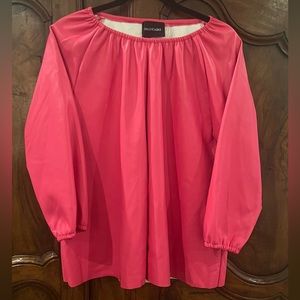 Dolce Cabo pink vegan leather top | size 2